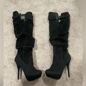 Bamboo Stiletto Boots